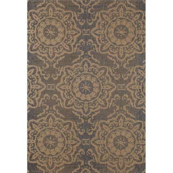 Art Carpet Art Carpet 29786 5 x 8 ft. Plymouth Collection Refreshing Flat Woven Indoor & Outdoor Area Rug; Gray 29786